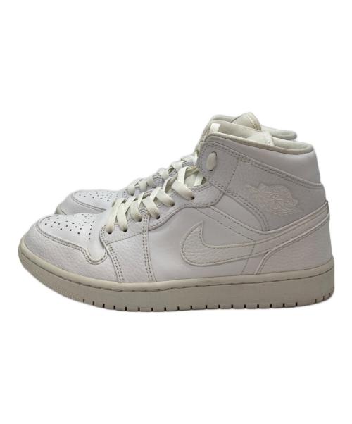 NIKE（ナイキ）NIKE (ナイキ) AIR JORDAN 1 MID ホワイト サイズ:27.5の古着・服飾アイテム