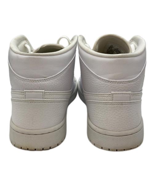 NIKE（ナイキ）NIKE (ナイキ) AIR JORDAN 1 MID ホワイト サイズ:27.5の古着・服飾アイテム