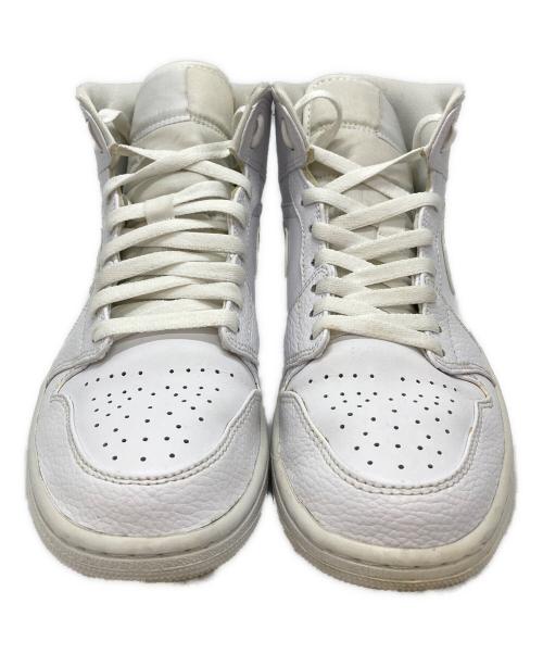 NIKE（ナイキ）NIKE (ナイキ) AIR JORDAN 1 MID ホワイト サイズ:27.5の古着・服飾アイテム