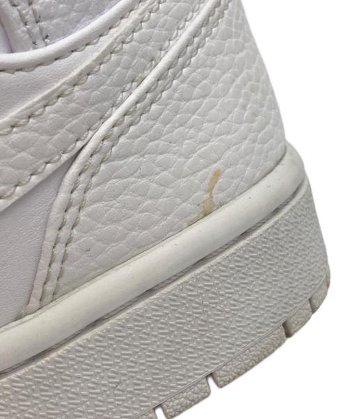 NIKE（ナイキ）NIKE (ナイキ) AIR JORDAN 1 MID ホワイト サイズ:27.5の古着・服飾アイテム