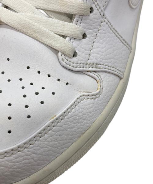 NIKE（ナイキ）NIKE (ナイキ) AIR JORDAN 1 MID ホワイト サイズ:27.5の古着・服飾アイテム