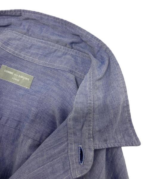 COMME des GARCONS HOMME（コムデギャルソン オム）COMME des GARCONS HOMME (コムデギャルソン オム) コットンシャツ ブルー サイズ:-の古着・服飾アイテム