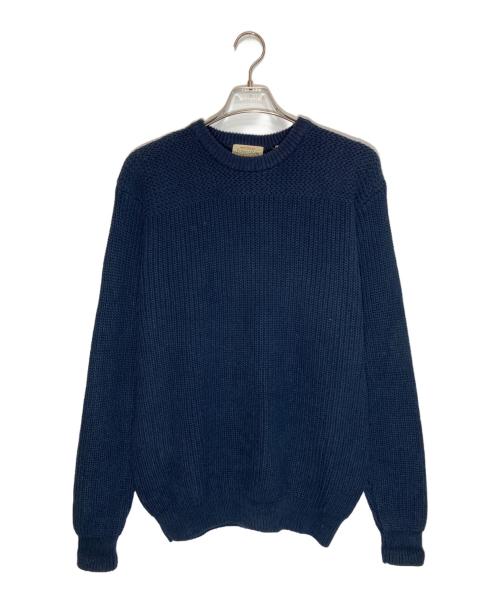 ST JOHN'S BAY（セントジョンズベイ）ST JOHN'S BAY (セントジョンズベイ) クルーネックコットンニット ネイビー サイズ:SIZE Mの古着・服飾アイテム