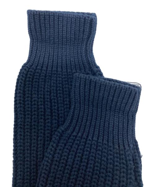 ST JOHN'S BAY（セントジョンズベイ）ST JOHN'S BAY (セントジョンズベイ) クルーネックコットンニット ネイビー サイズ:SIZE Mの古着・服飾アイテム