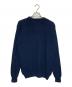 ST JOHN'S BAY (セントジョンズベイ) クルーネックコットンニット ネイビー サイズ:SIZE M：6000円