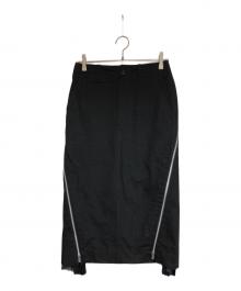 sacai（サカイ）の古着「COTTON CHINO SKIRT」｜ブラック