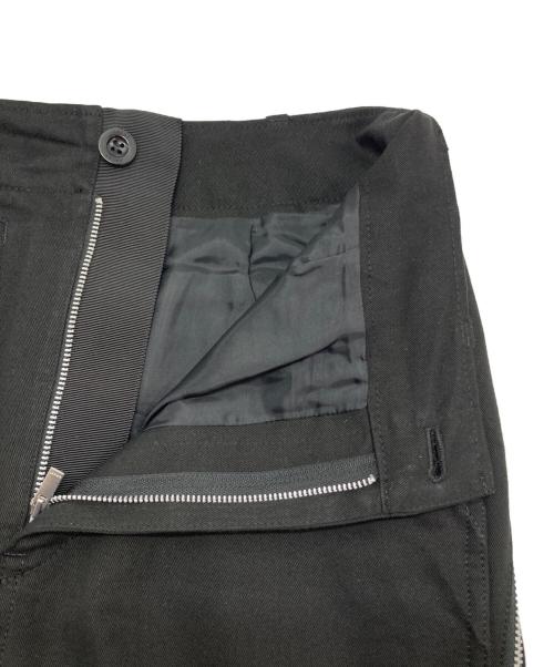sacai（サカイ）sacai (サカイ) COTTON CHINO SKIRT ブラック サイズ:2の古着・服飾アイテム