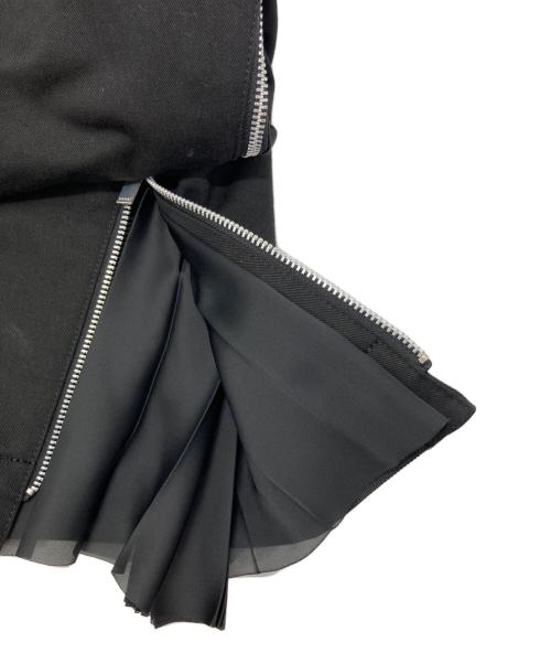 sacai（サカイ）sacai (サカイ) COTTON CHINO SKIRT ブラック サイズ:2の古着・服飾アイテム
