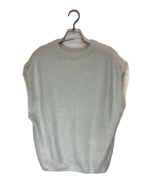 ATON（エイトン）ATON (エイトン) ROYAL CASHMERE ファーベスト ミント サイズ:SIZE 02の古着・服飾アイテム