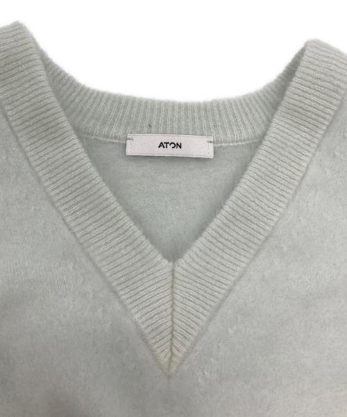 ATON（エイトン）ATON (エイトン) ROYAL CASHMERE ファーベスト ミント サイズ:SIZE 02の古着・服飾アイテム