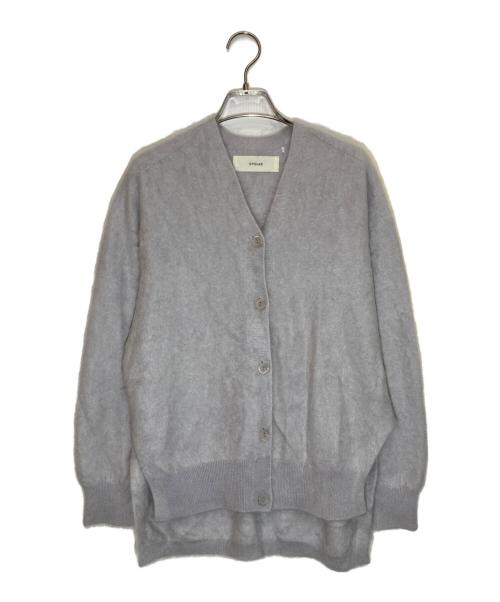 CYCLAS（シクラス）CYCLAS (シクラス) カシミヤ100% Vネック ニットカーディガン グレー サイズ:36の古着・服飾アイテム