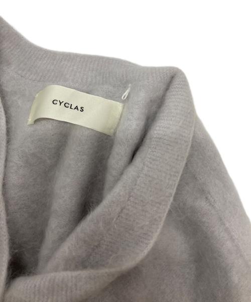 CYCLAS（シクラス）CYCLAS (シクラス) カシミヤ100% Vネック ニットカーディガン グレー サイズ:36の古着・服飾アイテム