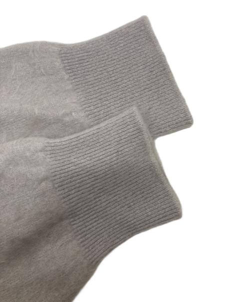 CYCLAS（シクラス）CYCLAS (シクラス) カシミヤ100% Vネック ニットカーディガン グレー サイズ:36の古着・服飾アイテム