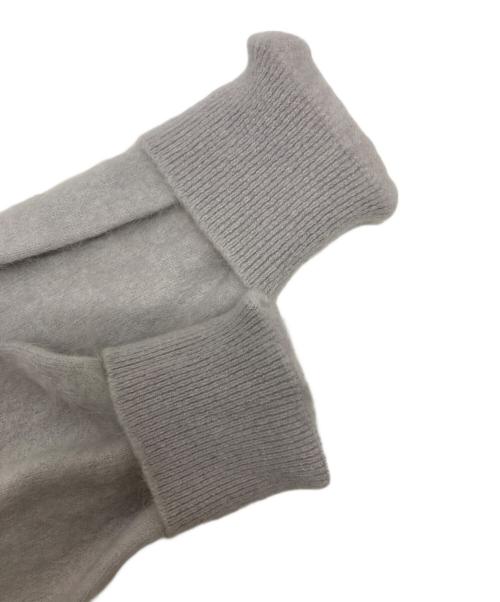 CYCLAS（シクラス）CYCLAS (シクラス) カシミヤ100% Vネック ニットカーディガン グレー サイズ:36の古着・服飾アイテム