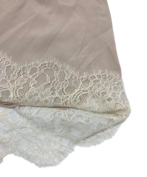EVERYDAY I LIKE.（エヴリデイ アイ ライク）EVERYDAY I LIKE. (エヴリデイ アイ ライク) Lace Trimmed キャミソール 2 ベージュ サイズ:SIZE Freeの古着・服飾アイテム