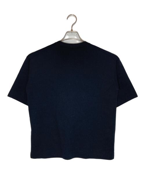 ebure（エブール）EBURE (エブール) Ron Herman (ロンハーマン) シルクブレンド半袖ニット ネイビー サイズ:38の古着・服飾アイテム