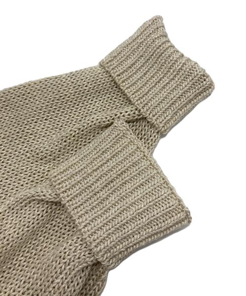 BRILL（ブリル）BRILL (ブリル) リネンブレンドVネックニット ベージュ サイズ:SIZE Freeの古着・服飾アイテム