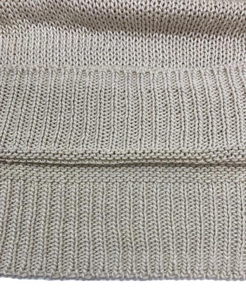 BRILL（ブリル）BRILL (ブリル) リネンブレンドVネックニット ベージュ サイズ:SIZE Freeの古着・服飾アイテム