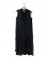 ne quittez pas（ヌキテパ）の古着「Stripe Cutwork Embroidery Sleeveless Dress」｜ブラック