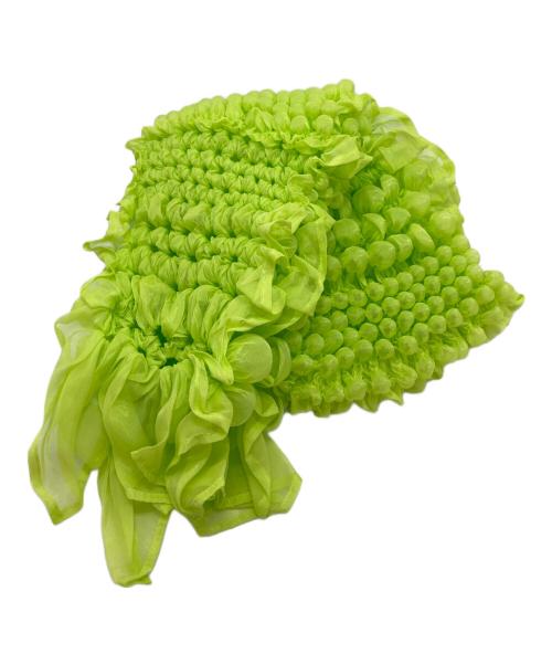 PLEATS PLEASE（プリーツプリーズ）PLEATS PLEASE (プリーツプリーズ) スカーフ イエロー サイズ:-の古着・服飾アイテム