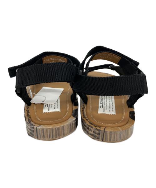 Maison Margiela（メゾンマルジェラ）Maison Margiela (メゾンマルジェラ) ベルクロストラックサンダル ブラウン×ブラック サイズ:38の古着・服飾アイテム