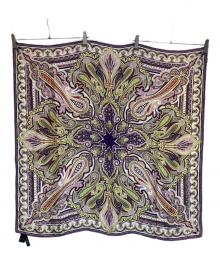 ETRO（エトロ）の古着「シルクペイズリースカーフ」｜パープル