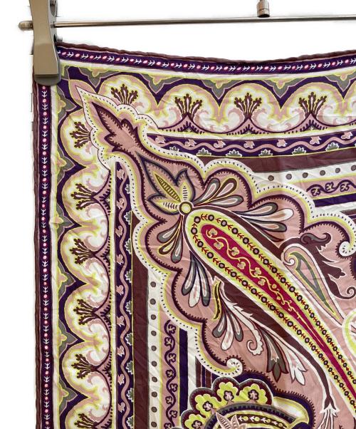 ETRO（エトロ）ETRO (エトロ) シルクペイズリースカーフ パープルの古着・服飾アイテム