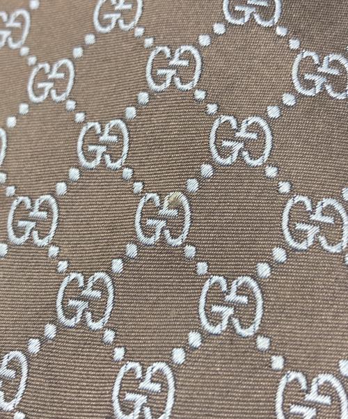 GUCCI（グッチ）GUCCI (グッチ) GG柄シルクネクタイ ブラック×ブルー サイズ:-の古着・服飾アイテム