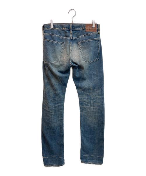 Hysteric Glamour（ヒステリックグラマー）Hysteric Glamour (ヒステリックグラマー) リペア/ダメージ加工スタッズデニムパンツ インディゴ サイズ:32の古着・服飾アイテム