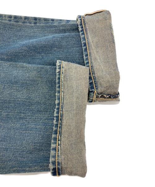 Hysteric Glamour（ヒステリックグラマー）Hysteric Glamour (ヒステリックグラマー) リペア/ダメージ加工スタッズデニムパンツ インディゴ サイズ:32の古着・服飾アイテム
