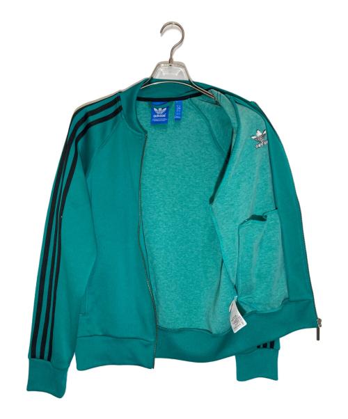 adidas（アディダス）adidas (アディダス) トラックジャケット グリーン サイズ:Ⅿの古着・服飾アイテム