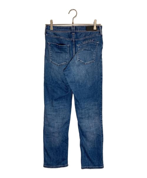 YANUK（ヤヌーク）YANUK (ヤヌーク) MID-RISE STRAIGHT PANTS インディゴ サイズ:25の古着・服飾アイテム