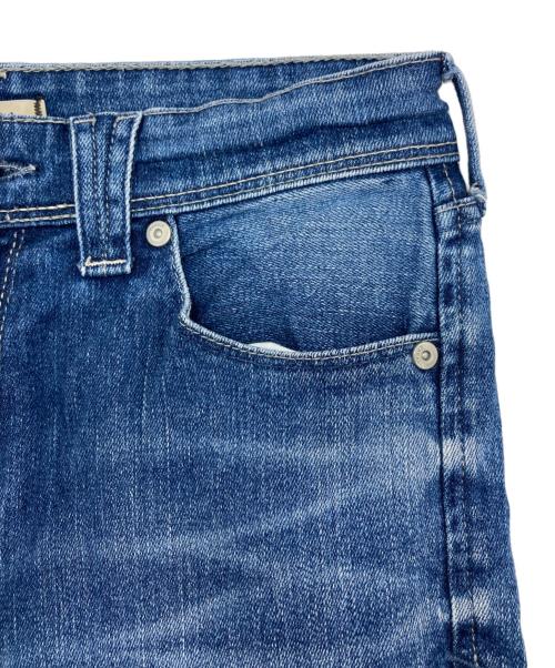 YANUK（ヤヌーク）YANUK (ヤヌーク) MID-RISE STRAIGHT PANTS インディゴ サイズ:25の古着・服飾アイテム