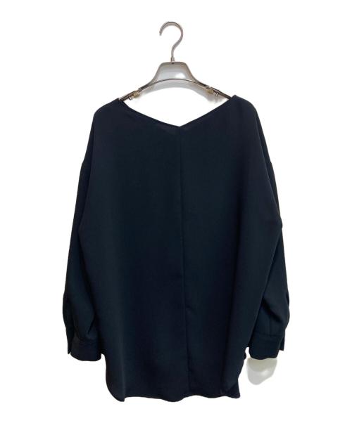 Whim Gazette（ウィムガゼット）Whim Gazette (ウィムガゼット) 長袖ブラウス ブラック サイズ:SIZE Freeの古着・服飾アイテム