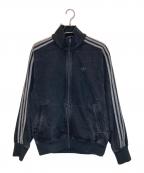 adidasアディダス）の古着「アディカラー デニム ファイヤーバード トラックトップ」｜グレー