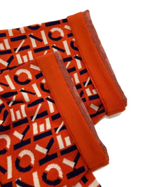 KENZO（ケンゾー）KENZO (ケンゾー) 半袖ロゴニット オレンジ サイズ:Ⅿの古着・服飾アイテム
