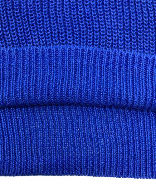 POLO RALPH LAUREN（ポロ・ラルフローレン）POLO RALPH LAUREN (ポロ・ラルフローレン) リネンショルダー釦ニット ブルー サイズ:Sの古着・服飾アイテム