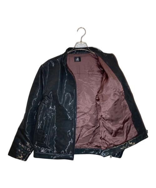RED EAR（レッドイアー）RED EAR (レッドイアー) スタンドカラー ライダースジャケット ブラック サイズ:Ⅿの古着・服飾アイテム