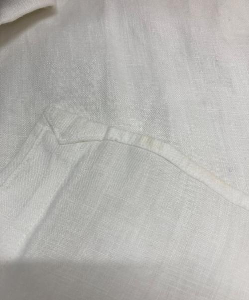POLO RALPH LAUREN（ポロ・ラルフローレン）POLO RALPH LAUREN (ポロ・ラルフローレン) リネンシャツ ホワイト サイズ:Sの古着・服飾アイテム