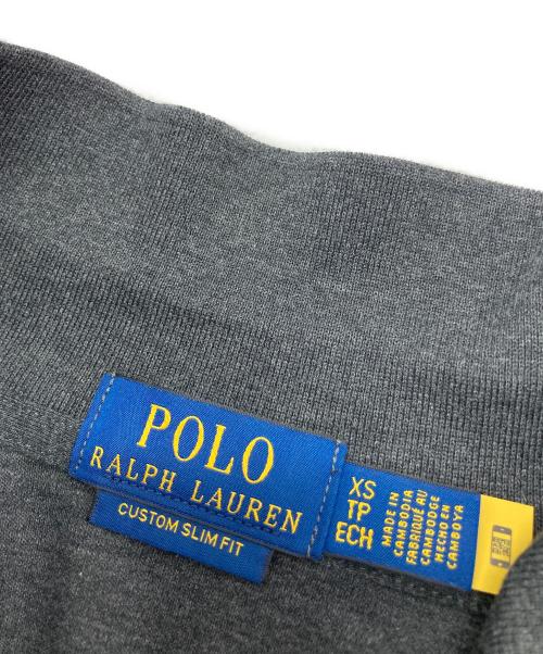 POLO RALPH LAUREN（ポロ・ラルフローレン）POLO RALPH LAUREN (ポロ・ラルフローレン) 刺繍ポロシャツ グレー サイズ:XSの古着・服飾アイテム