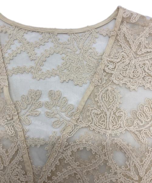JOURNAL STANDARD relume（ジャーナルスタンダード レリューム）JOURNAL STANDARD relume (ジャーナルスタンダード レリューム) スカラレースベスト アイボリー サイズ:SIZE Freeの古着・服飾アイテム