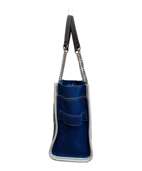 MARC JACOBS（マークジェイコブス）MARC JACOBS (マークジェイコブス) ザ デニム チェーン ミディアム トートバッグ インディゴ サイズ:-の古着・服飾アイテム