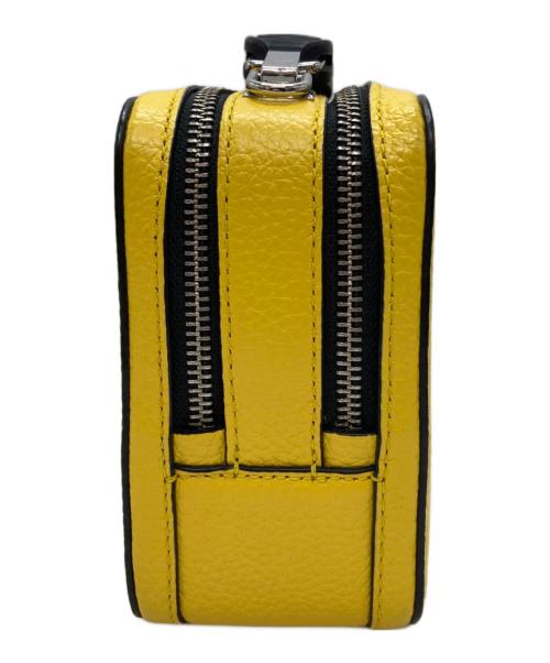 MARC JACOBS（マークジェイコブス）MARC JACOBS (マークジェイコブス) テクスチャード ミニ ボックス ショルダーバッグ イエロー サイズ:-の古着・服飾アイテム