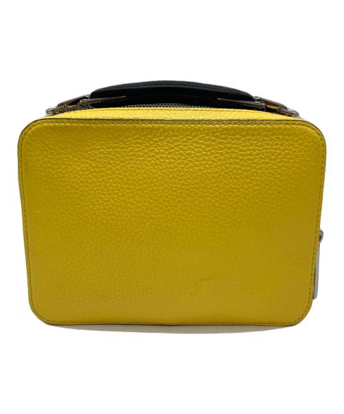 MARC JACOBS（マークジェイコブス）MARC JACOBS (マークジェイコブス) テクスチャード ミニ ボックス ショルダーバッグ イエロー サイズ:-の古着・服飾アイテム