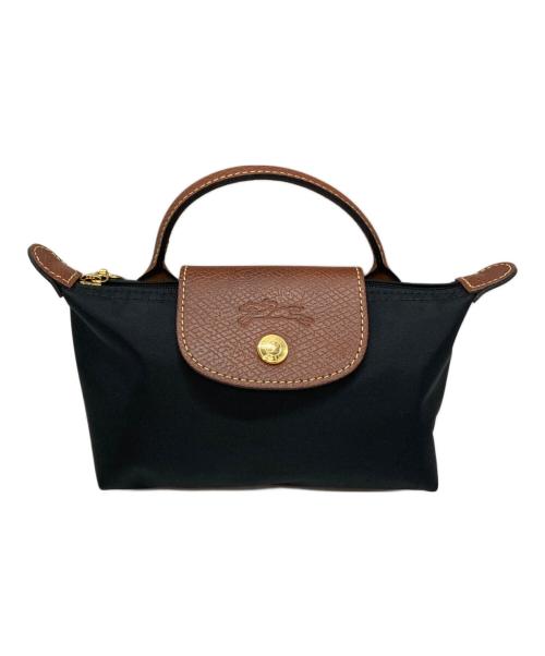 LONGCHAMP（ロンシャン）LONGCHAMP (ロンシャン) ル プリアージュ オリジナル ハンドル付きポーチ ブラック サイズ:-の古着・服飾アイテム