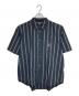 stussy（ステューシー）の古着「BOXY SS SHIRT STRIPE」｜ブラック×グレー