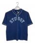 stussy（ステューシー）の古着「ARCH BASEBALL JERSEY」｜ネイビー
