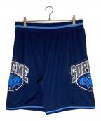 SUPREMEシュプリーム）の古着「Studded Basketball Short」｜ネイビー×ブルー