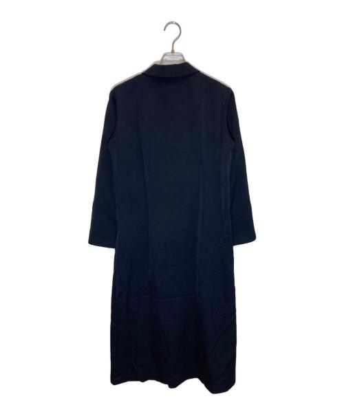 tricot COMME des GARCONS（トリココムデギャルソン）tricot COMME des GARCONS (トリココムデギャルソン) ウールフェイクシャツワンピース ネイビー サイズ:-の古着・服飾アイテム
