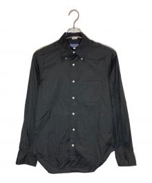 INDIVIDUALIZED SHIRTS（インディビジュアライズドシャツ）の古着「ボタンダウンシャツ」｜ブラック